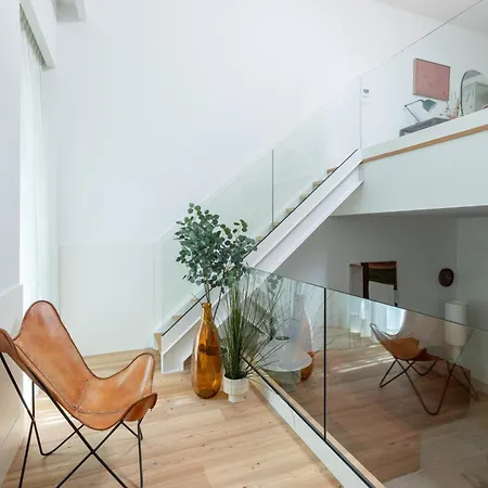 Lägenhet Breathtaking Loft In Award-winning Building Oporto